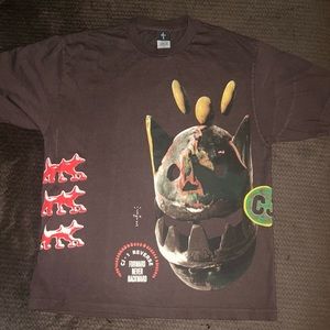 Travis Scott NEVER BACKWARD TSHIRT BROWN